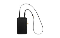HERMES Tadelakt Calfskin Cell Phone Pouch Men's 89 Noir Black