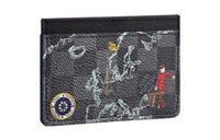 LOUIS VUITTON Porte Cartes Simple Damier Graphite Map Black Lining