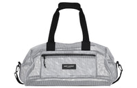 SAINT LAURENT Textile Nylon Travel Bag Shoulder Bag Large Size Men's Black/White