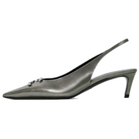 CELINE Slim Heel High Heels 5cm Women's Dark Gray