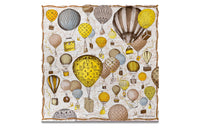 LOUIS VUITTON Silk Scarves Women's Yellow