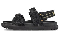 DIOR DiorAct Beach Sandals Women's Black