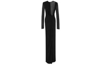 SAINT LAURENT Long-Sleeved Dresses Women's Black
