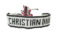 DIOR Bead Bracelets Women's White