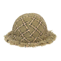 CHANEL 1990 2000s Tweed Hat