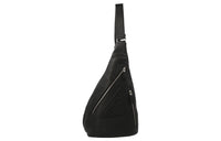 PRADA Lambskin Crossbody Bag Shoulder Bag Men's Black