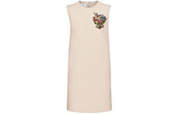 DIOR SS21 Sleeveless Dress Women's Ecru
