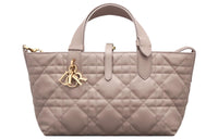 DIOR Cow Leather Native Bag, One Shoulder Handbag Small Size Women's Warm Taupe