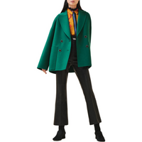 HERMES Coats Women's Green