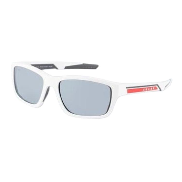 PRADA Acetate Rectangular Sunglasses Men White