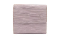 LOUIS VUITTON EPI Leather Wallet Unisex Dark Pink