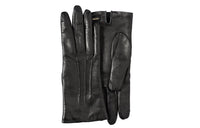PRADA Leather Gloves Women's Black