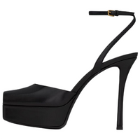 SAINT LAURENT Scandale Slim Heel High Heels 8.5cm Women's Black