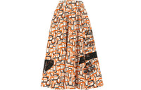 PRADA Casual Long Skirts Women's Orange