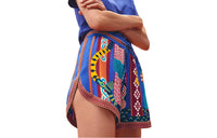 HERMES Casual Shorts Women's Blue