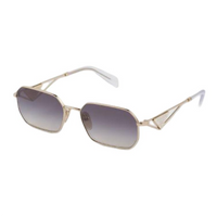 PRADA Oval Sunglass . Unisex Light Gold