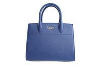 PRADA Leather Handbag Regular Women's Blue