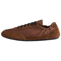 PRADA Re Nylon Collapse Low Top Casual Shoes Women's Padauk Color