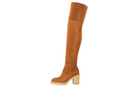 HERMES Dakota Knee-high Boots Women's Brown