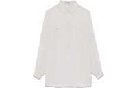 SAINT LAURENT Striped Button-Up Shirt