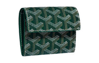 GOYARD MARIGNY Canvas With Calfskin Coin Purse Women's Green