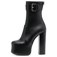 SAINT LAURENT Mina Ankle Boots