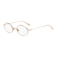 DIOR Metal Oval Eyeglass Frames Women's Gold