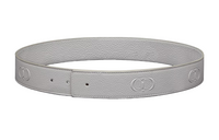 DIOR - Leather Belts Men's Gray -