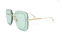 DIOR - Irregular Shape Sunglasses Women's Gold