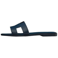 HERMES Oran Stylish Sandals Women's Blue