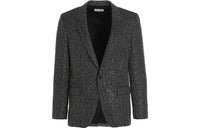 SAINT LAURENT SS22 Business Suit Coat Men's Gray