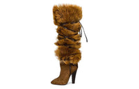 SAINT LAURENT Knee-high Boots Women's Umber