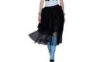 CHANEL 24 New Spring And Summer Arrivals Casual Long Skirts Women's Black