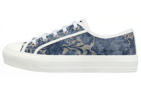 DIOR Walk'n'Dior Platform Shoes Low-Top Skateboard Shoes Women's Blue