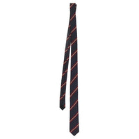 CELINE Thin Tie In Striped Silk