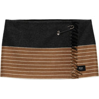 PRADA FW24 Casual Short Skirts Women's Gray Brown