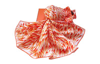 HERMES Silk Scarves Women's Orange