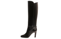 SAINT LAURENT Knee-High Boots 9cm Women's Black