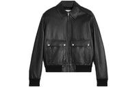CELINE Classic Aviator Blouson Jacket In Soft Lambskin