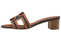 HERMES Oasis Slide Slippers Women's Brown