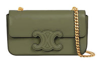 CELINE Triomphe Calfskin Portable Crossbody Bag Shoulder Bag Women's Jasper