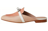 HERMES Oz Wrap-toe Slippers Women's Pink