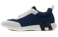 HERMES Bouncing Sneaker Low-Top Casual Shoes Men's Blue