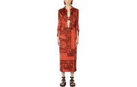 HERMES Casual Suits Women's Umber