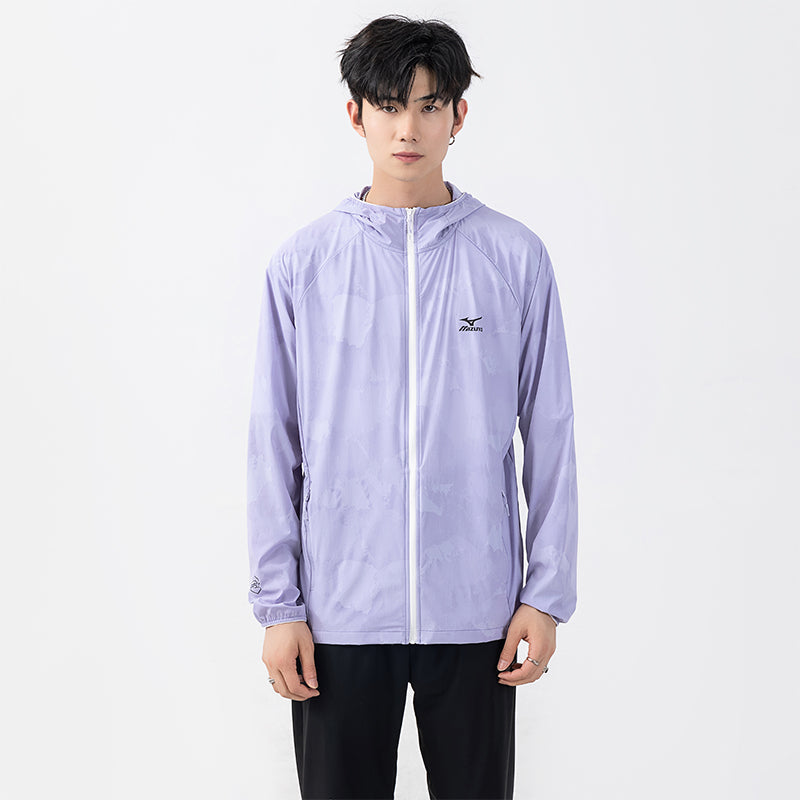 Mizuno UPF50+Logo Outdoor Jacket 'Purple' A2CE3126