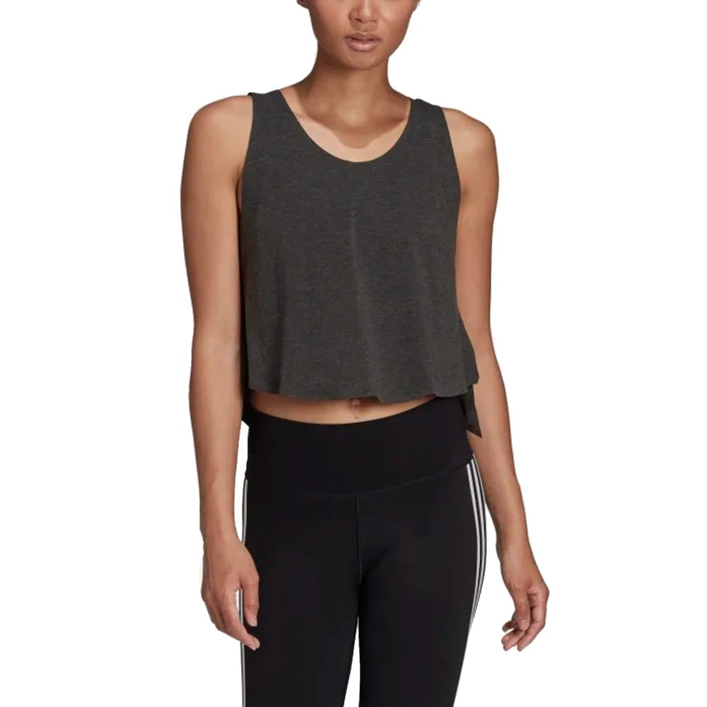 (WMNS) adidas WTR Stdio Tank Asia Sizing 'Black' HD9631