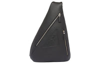 PRADA Cross Leather Crossbody Bag, Shoulder Bag Men's Black