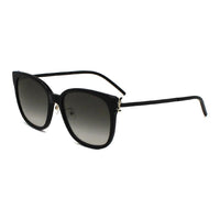 SAINT LAURENT Plastic Square Sunglasses Men's Black