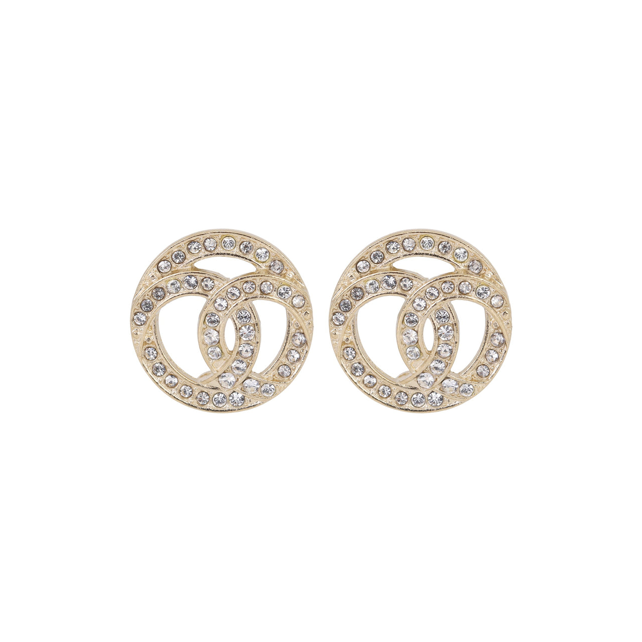 CHANEL Earrings Women's Gold