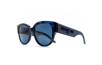 DIOR Acetate Butterfly Sunglasses Women's Blue